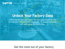 Tablet Screenshot of dattus.com